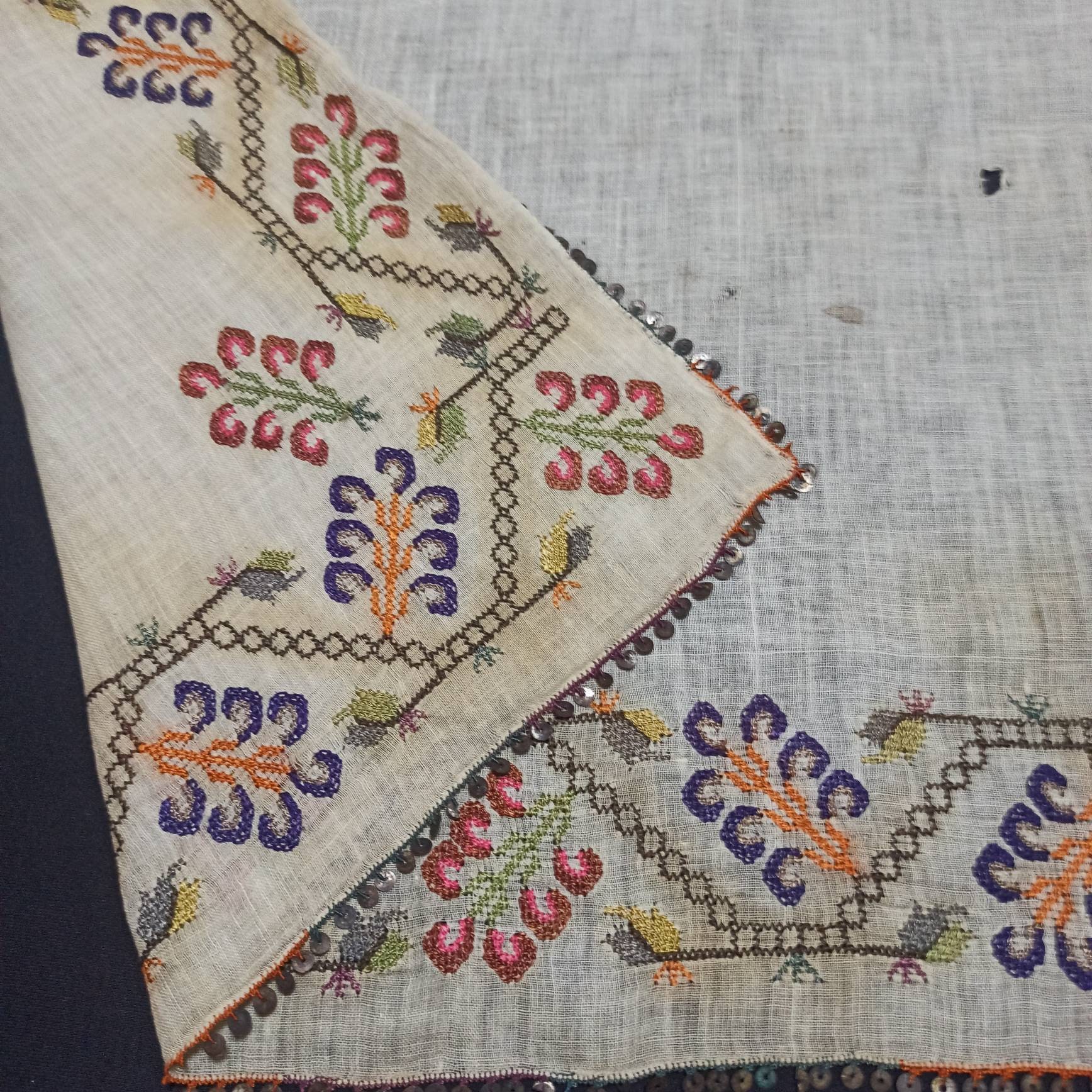 アナトリア刺繍、トルコ刺繍、アンティーク刺繍、アンティーク織物
