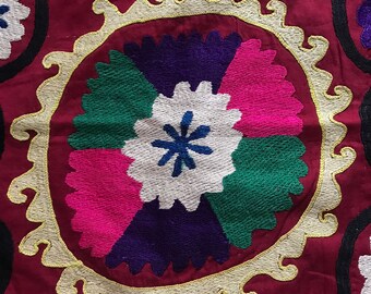 Embroidery, decorative embroidery, suzani, Wall decorations,home decorations, Silk embroidery, decorative textile, wall decor, home decor