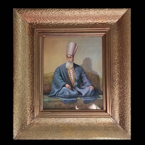 Antique, antique painting, Ottoman painting, watercolor, collectibles painting