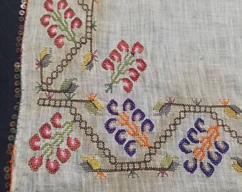 アナトリア刺繍、トルコ刺繍、アンティーク刺繍、アンティーク織物