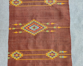 Tapete antigo, tecelagem, bordado, tecelagem antiga, tapete da Anatólia, decorações de parede, decoração para casa, kilim antigo, tapete de parede, fragmento, decoração de parede