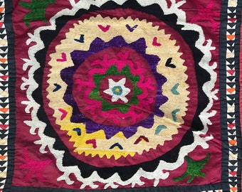 Embroidery, decorative embroidery, suzani, Wall decorations,home decorations, Silk embroidery, decorative textile, wall decor, home decor