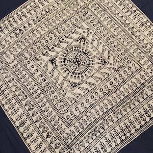 Decorative textile, blocprint, decorative blocprint, blocprint textile, tablecloth, blocprint tablecloth, decorative tablecloth,home decor