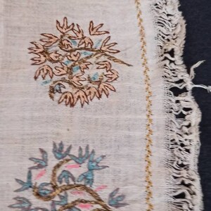 Antique textile Anatolian handcrafted embroidery textile image 5