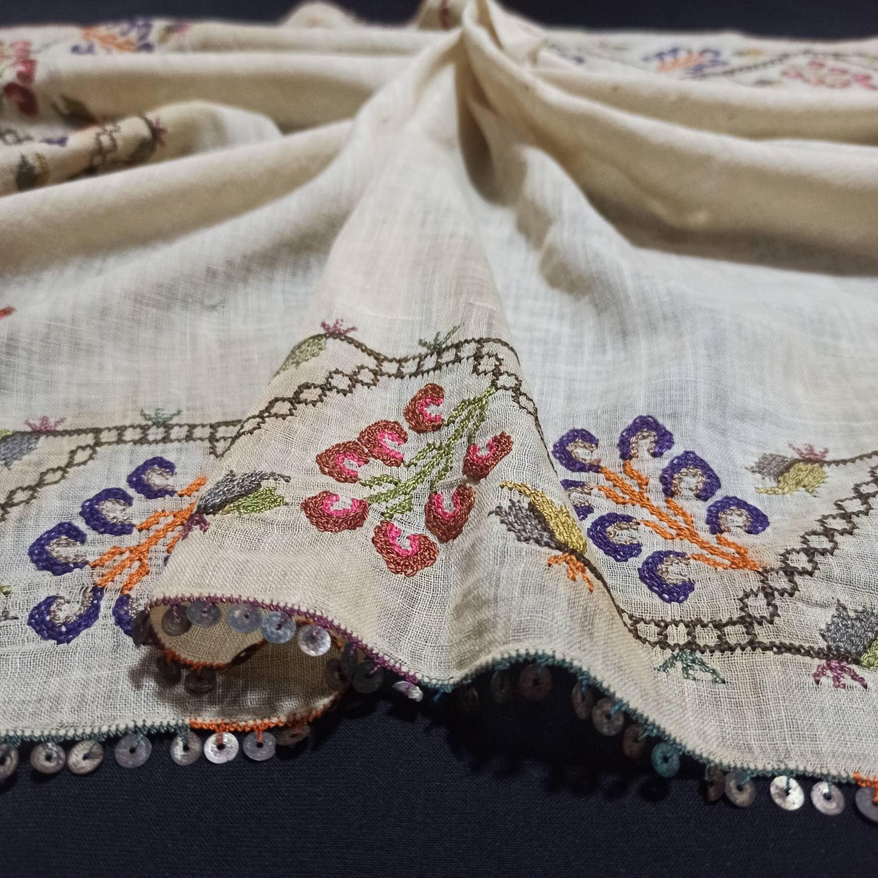 アナトリア刺繍、トルコ刺繍、アンティーク刺繍、アンティーク織物