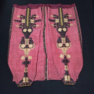 Antique textile, antique costume, Anatolian costume, Turkish costume, embroidery, Turkish embroidery, antique embroidery, handworking, Silk