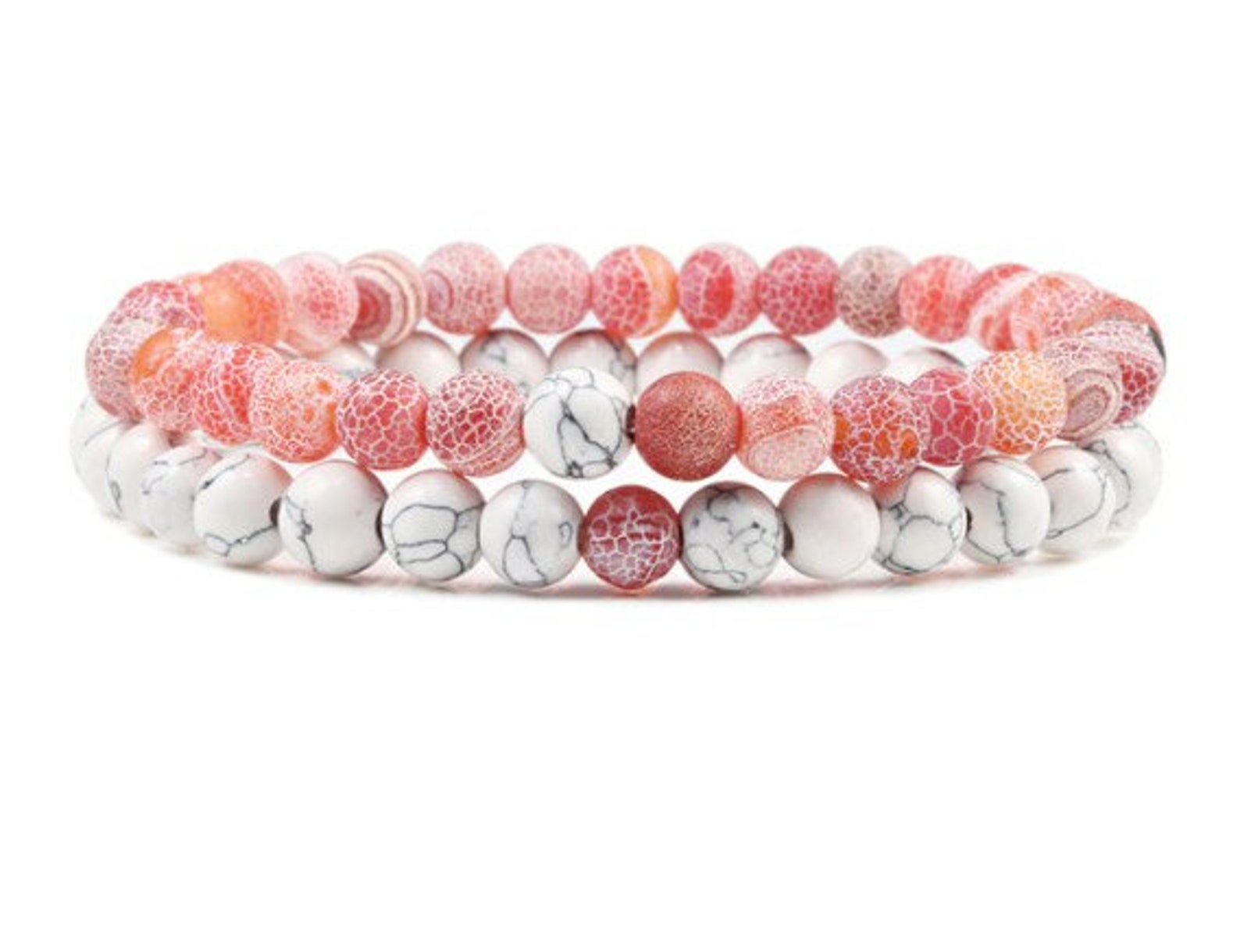 Matching Bracelets for Couples Beaded Bracelets Long Etsy UK