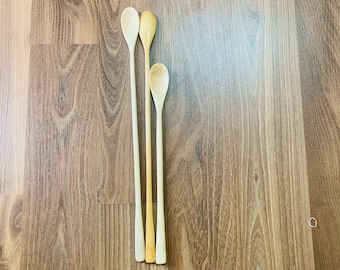 Personalized bar spoon/ Bamboo bar spoon/ Bar spoon/ Gift for him