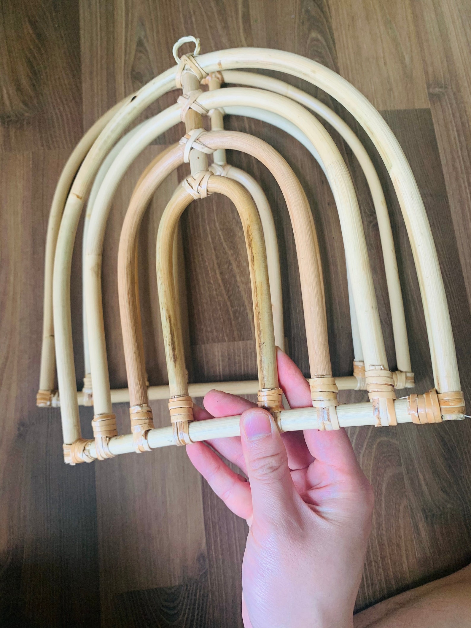 Rattan Rainbow/ Rainbow Rattan Wall Decor/ Decor Rainbow/ Etsy