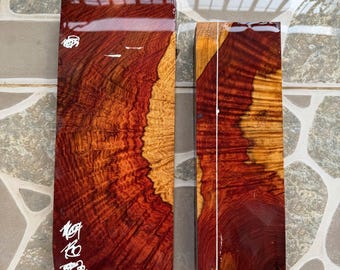 Super Two Tone Curly Rosewood Blank for wood turning blank, knife handle blank, pen blank, A1