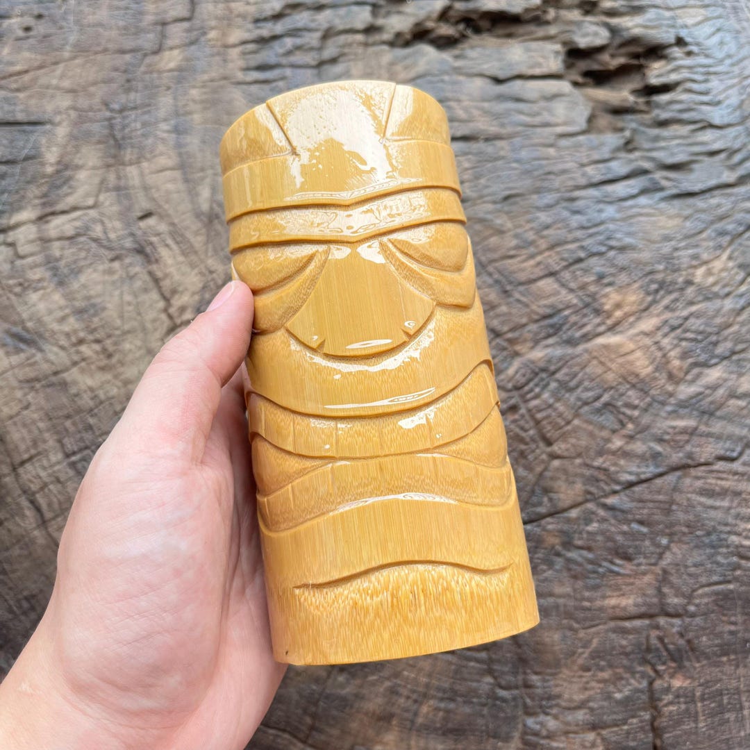 Personalized Tiki Mug/ Tiki Drinkware/ Tiki Cup/ Bamboo Mug - Etsy
