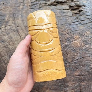 Personalized Tiki mug/ Tiki drinkware/ Tiki cup/ Bamboo mug