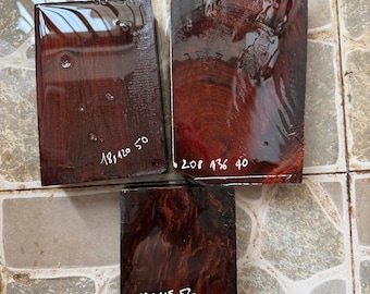 3 big Siamese Rosewood blanks for bowl turning, handle making