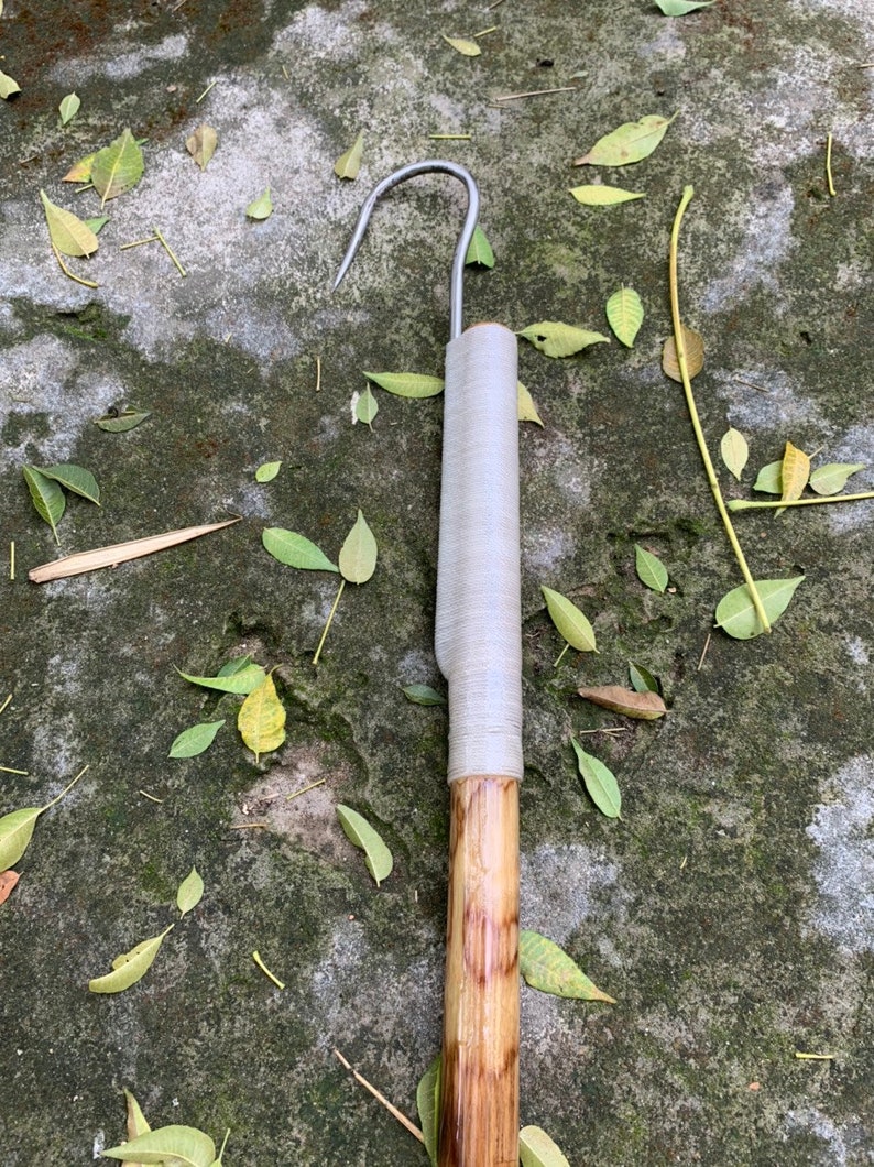 Bamboo Fishing Gaff/ Fishing Gaff/ 26 Feet Etsy