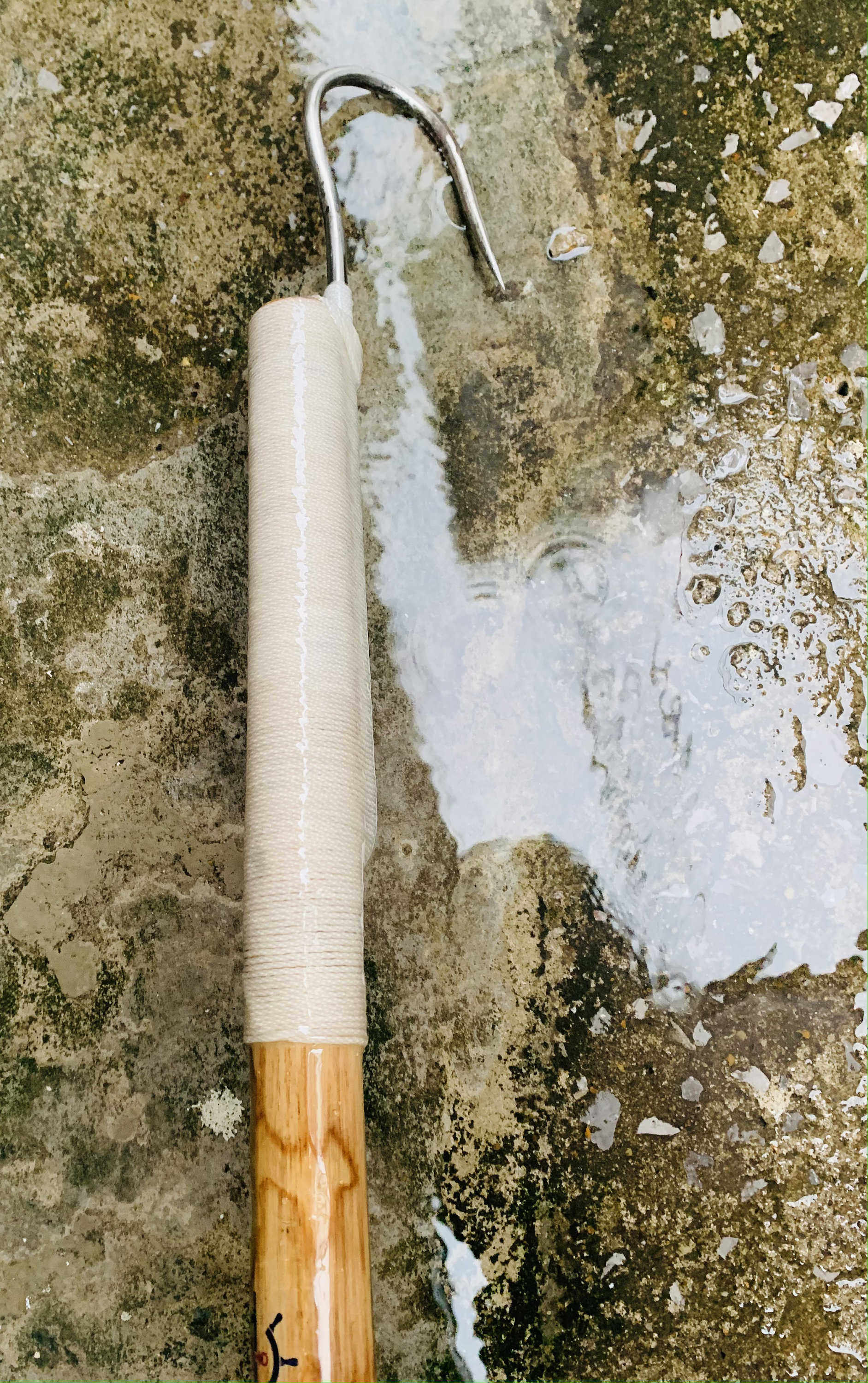 Bamboo Fishing Gaff by Smith and Special Solid Bamboo Etsy