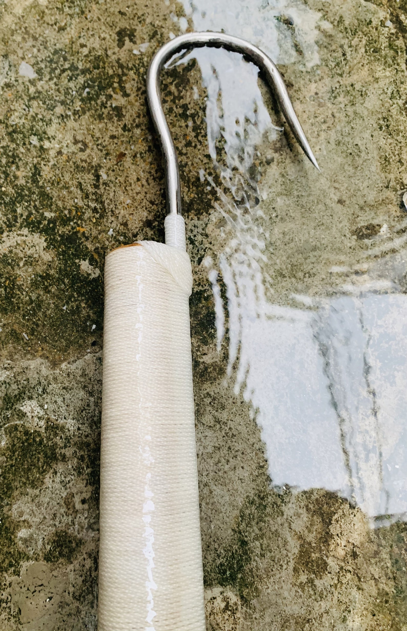 Bamboo Fishing Gaff by Smith and Special Solid Bamboo Etsy