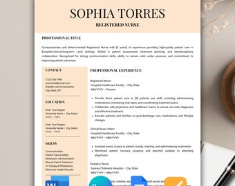 Nurse Resume Template, Nurse Resume Template Resume Nurse, Nurse Resume Templates Word, Nursing Resume Templates Google Docs