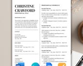 Professional Resume Template, Editable CV, Google Docs, Word, Canva (Digital Download)
