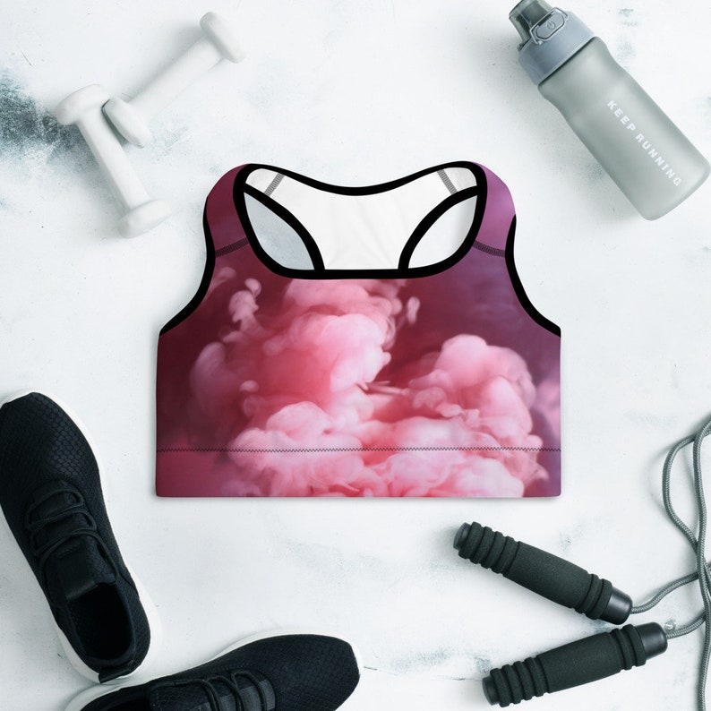 Unicorn Smoke Padded Sports Bra