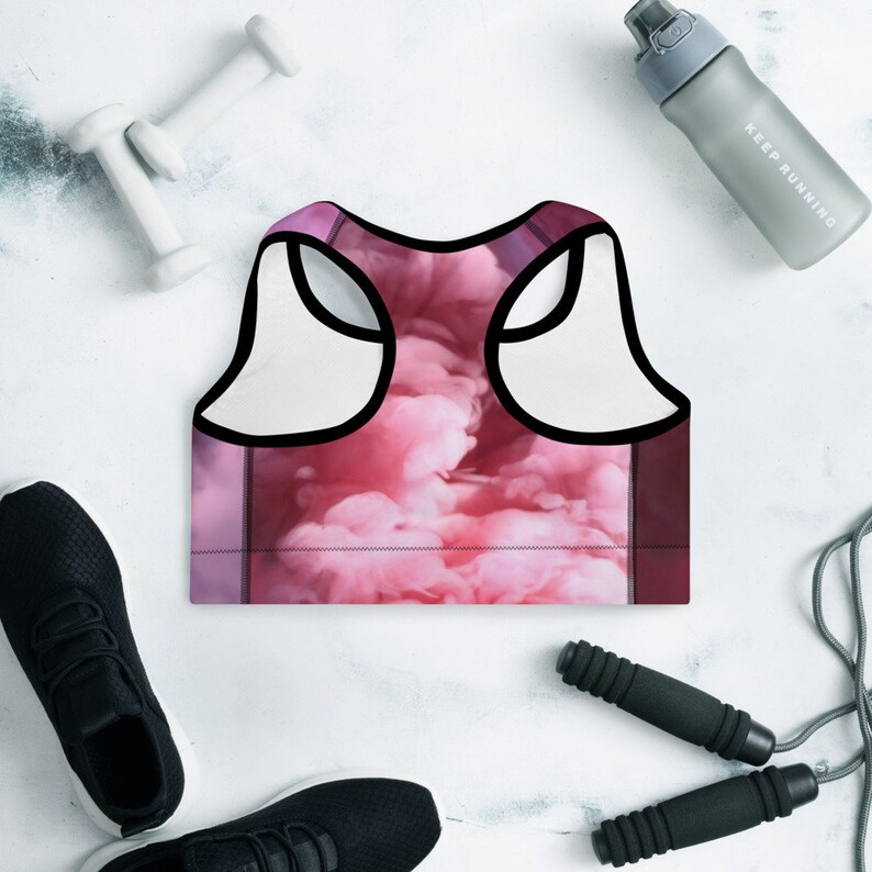 Unicorn Smoke Padded Sports Bra