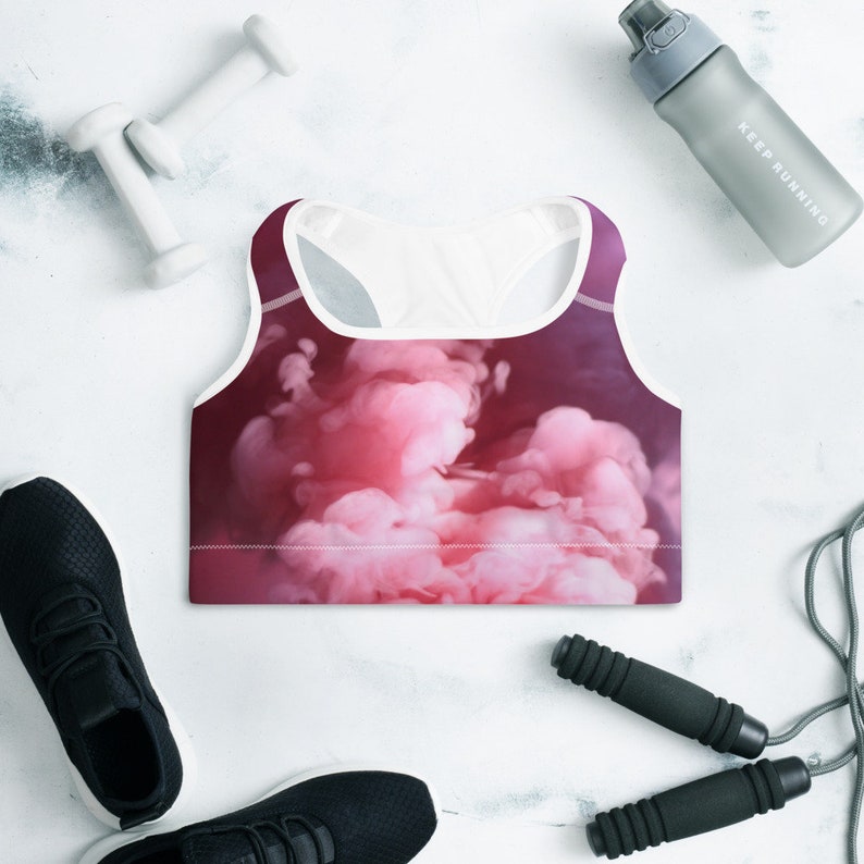 Unicorn Smoke Padded Sports Bra