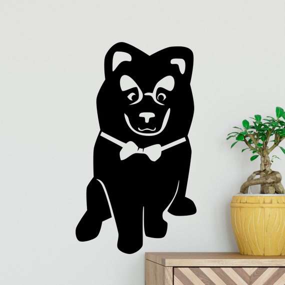 Dog Vinyl Wall Decal Dogs Decor For Living Room Bedroom Etsy
