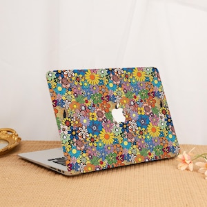 Boho Flower MacBook Case dla Air 15 14 13 A2941 A2681 A3113 A2337, Case dla Pro 16 15 14 M1 Air 13 Laptop Case 2025 2022 2021 Laptop Case