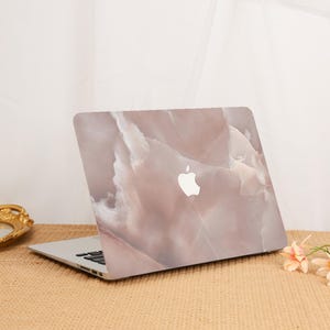 Blush Marble Elegance MacBook Case for New 2025 M4 Air 15/13 Inch A3240 A3241 Laptop Cover for MacBook Pro 13 14 15 16 Inch 2024 M3 M2 M1