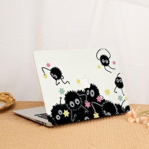 Niedliche Fuzzy Monster Fun MacBook Hülle für neue 2025 M4 Air 15/13 Zoll A3240 A3241 Laptop Hülle für MacBook Pro 13 14 15 16 Zoll 2024 M3 M2 M1
