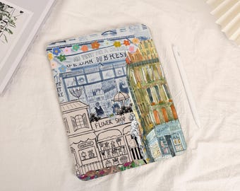 Flower Shop iPad Case Cover For iPad 10.9&quot; 10.2&quot; 9.7&quot; 11 inch, iPad Air 6 3 4 iPad Pro iPad 2022 2021 2024 iPad mini 6 iPad 10th Case