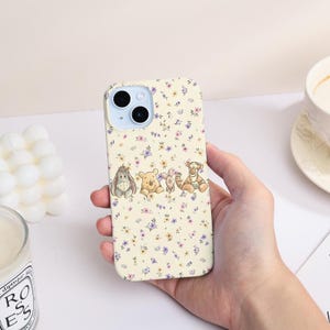 Cute Winnie The Pooh iPhone Case,Slim/Tough Girly Phone Cover,Case for iPhone 17 16 15 14 13 12 Pro Max,Case for iPhone 17Air 17E 16E 17Pro