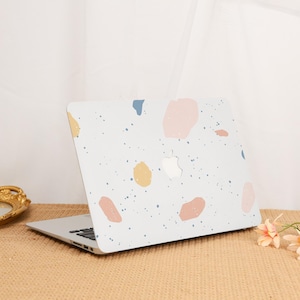 Soft Colored Blotch MacBook Case for New 2025 M4 Air 15/13 Inch A3240 A3241 Laptop Cover for MacBook Pro 13 14 15 16 Inch 2024 M3 M2 M1