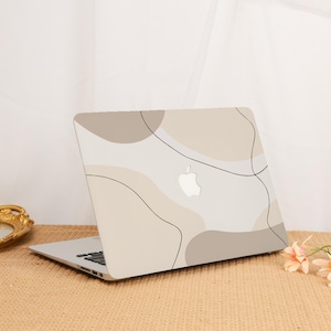 Neutral Abstract Line MacBook Case for New 2025 M4 Air 15/13 Inch A3240 A3241 Laptop Cover for MacBook Pro 13 14 15 16 Inch 2024 M3 M2 M1