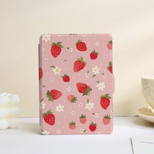 Strawberry - Daisy Dream Kindle Hülle für Paperwhite 1/2/3/4, Kindle 2019/2022/2024, Kindle 10th 11th Gen, Kindle Paperwhite 2021 Cover