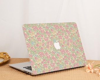 Floral Macbook Case: Pink Flower Laptop Cover