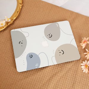 Whimsical Emoji Art MacBook Case for New 2025 M4 Air 15/13 Inch A3240 A3241 Laptop Cover for MacBook Pro 13 14 15 16 Inch 2024 M3 M2 M1