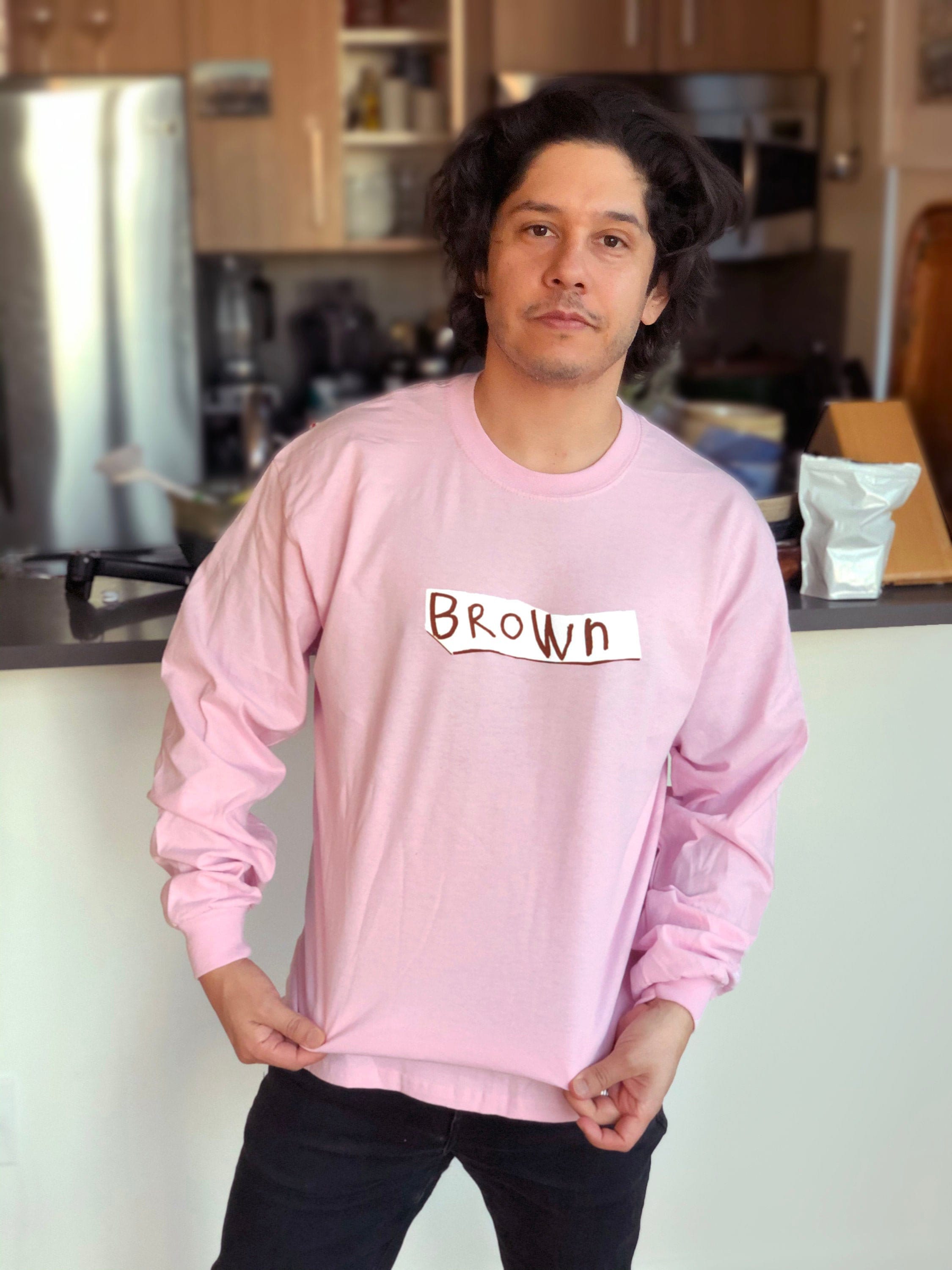 The Kaia Shirt Brown Pride Pink 