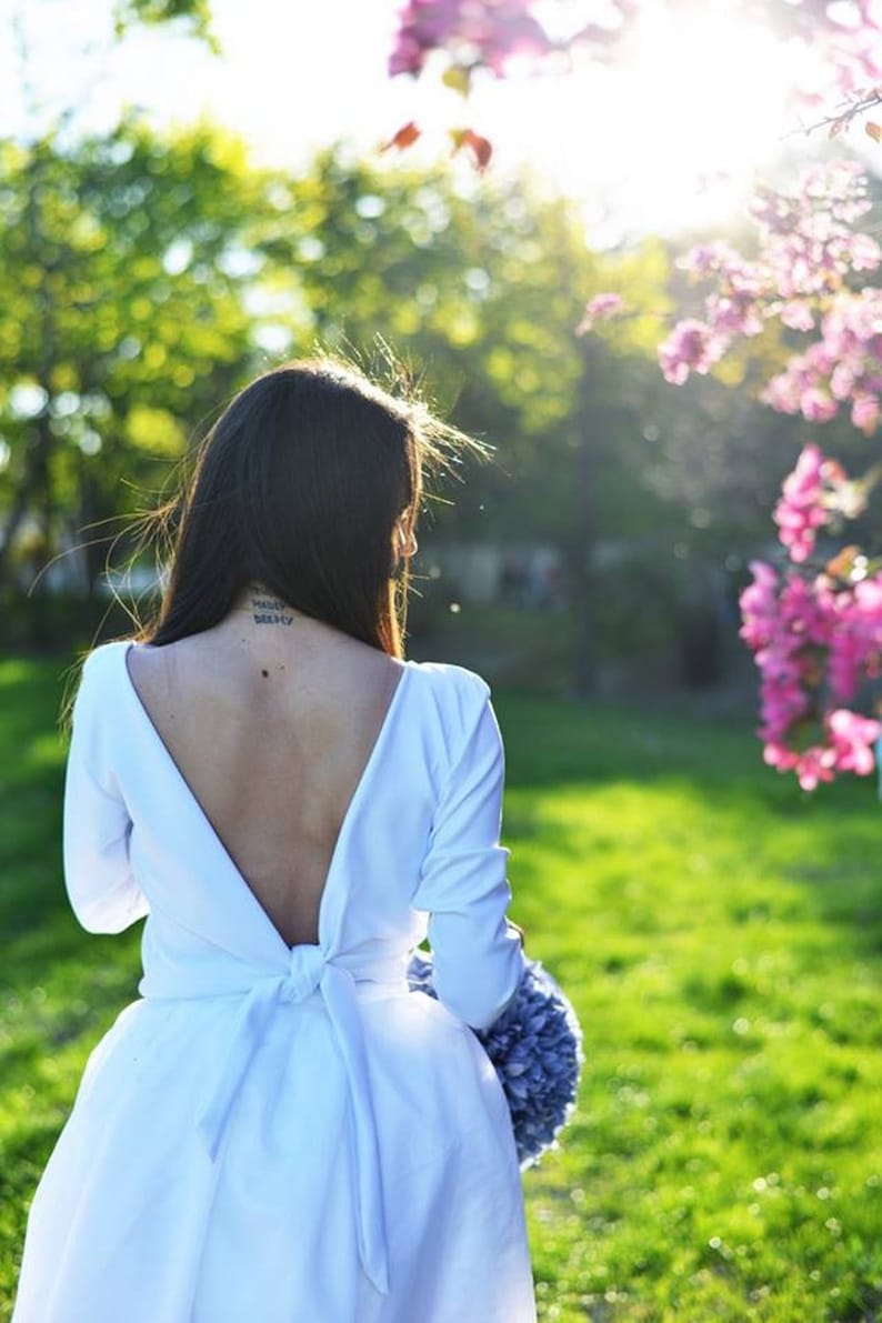 Crepe Bridal Top Wedding Topper Cover Up - Etsy