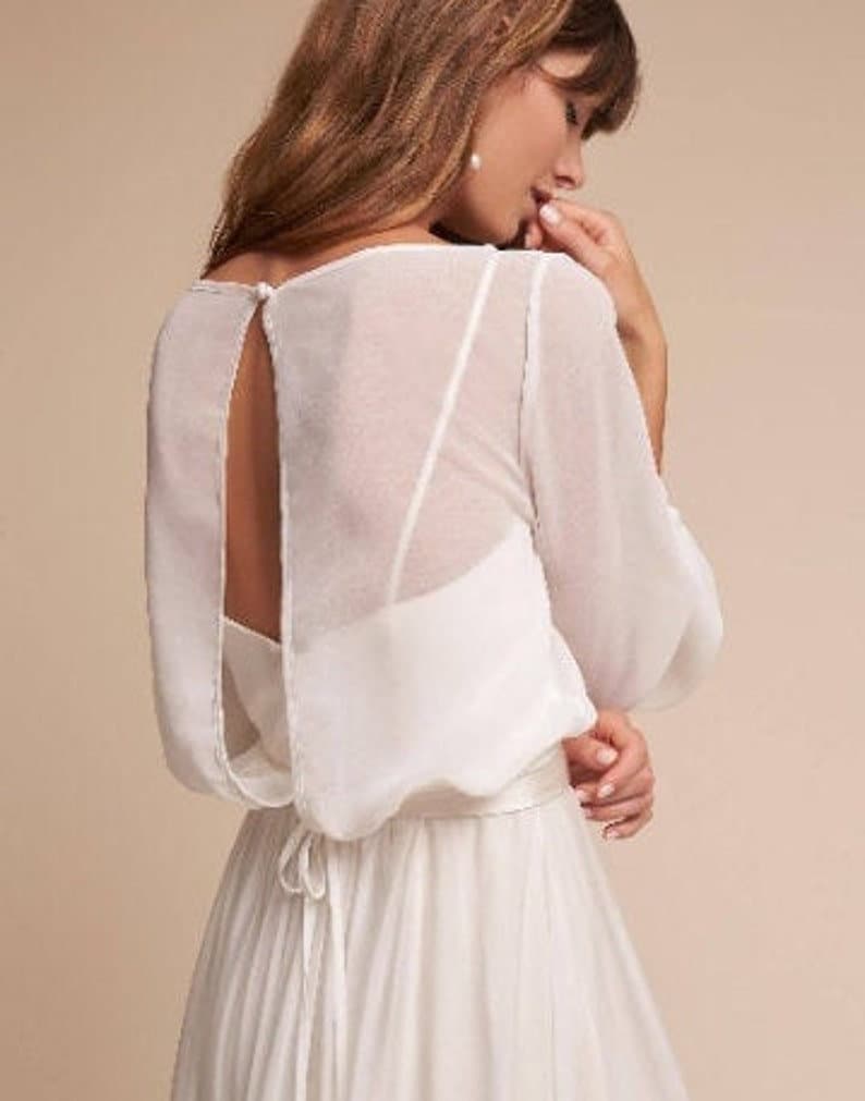 Chiffon clearance dress toppers