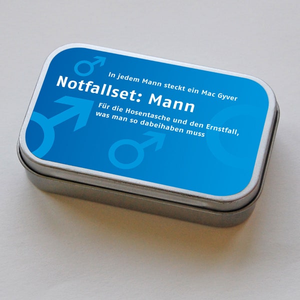 Notfallset: Mann  · Männlich, praktisch · Wichtelgeschenk