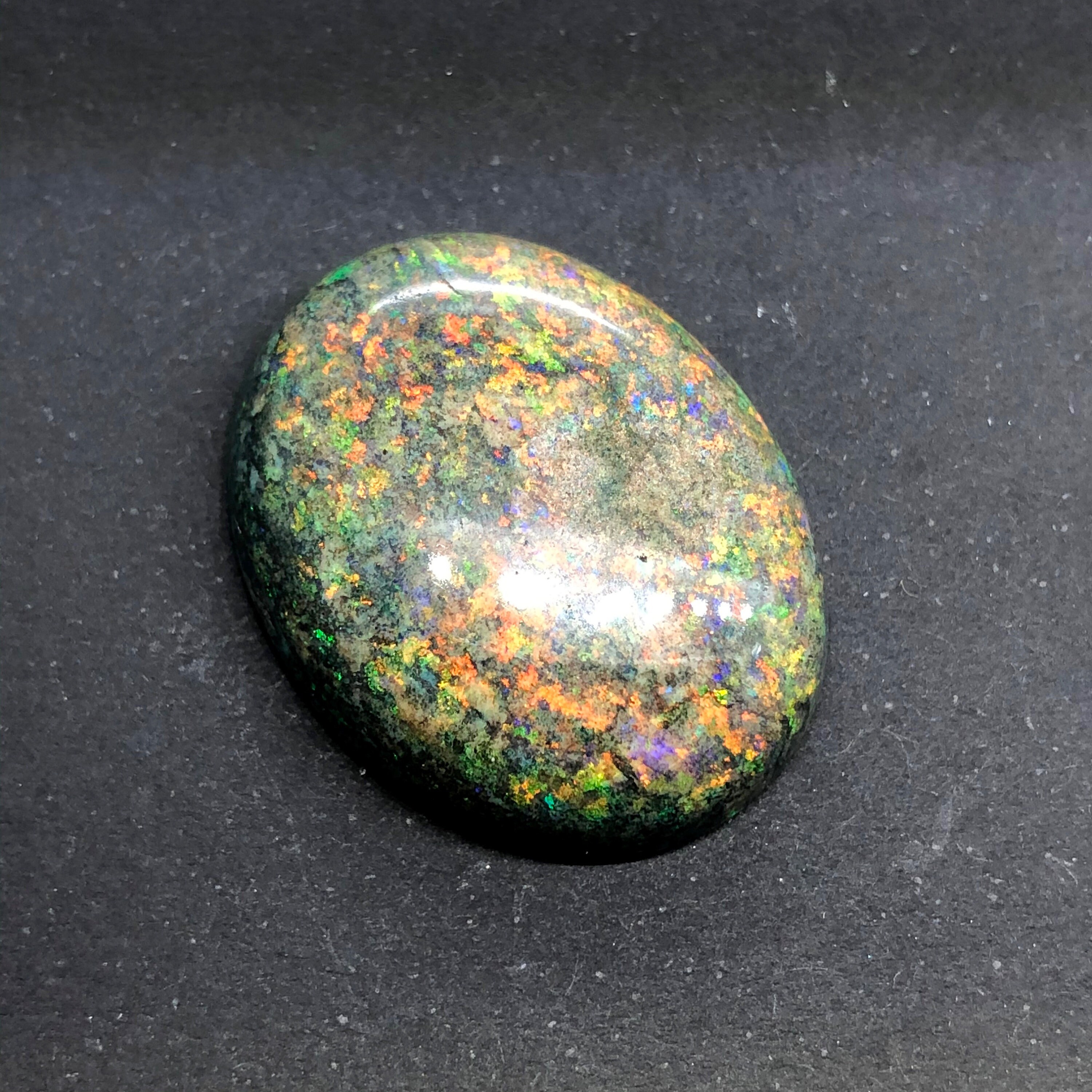 Wonderfully bright large oval Andamooka Matrix Opal Etsy