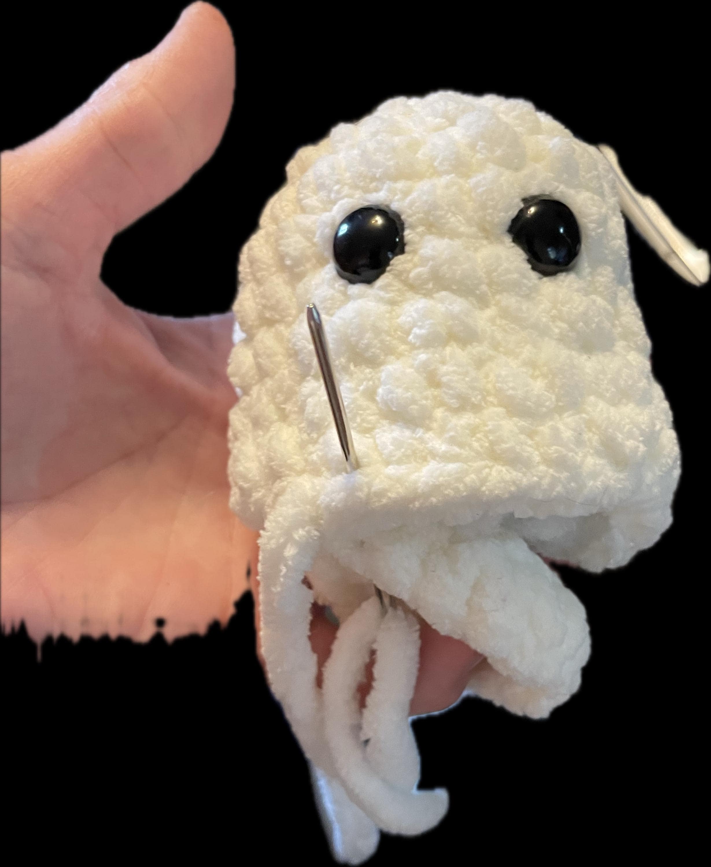 Chunky Chubby Ghost Amigurumi Crochet Pattern PDF — Beginner-friendly ...