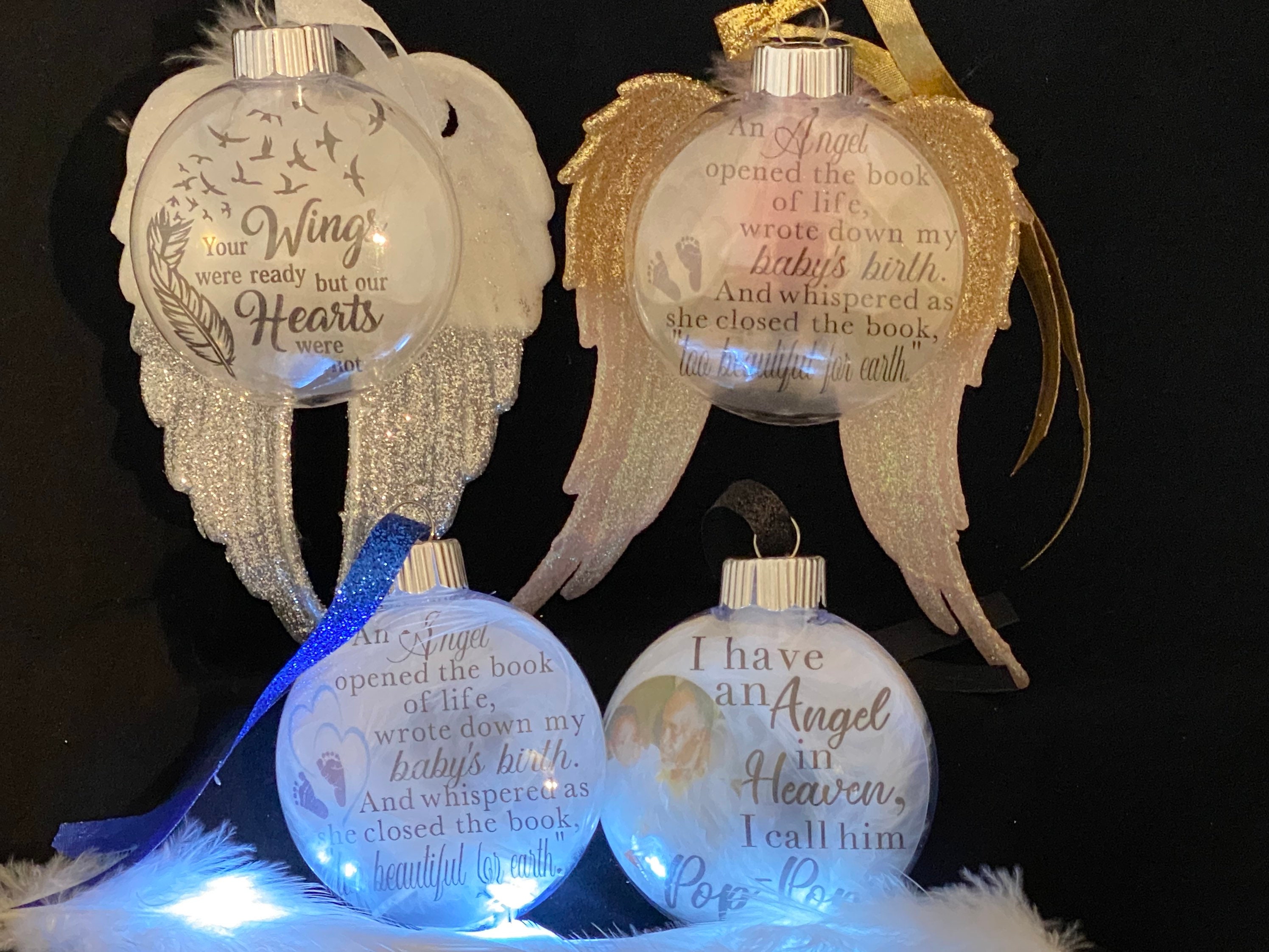 Memorial keepsake holiday ornaments Etsy