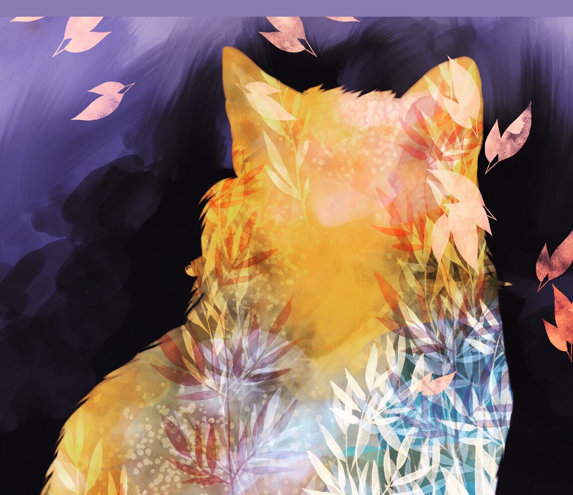 Fox Spirit Animal Art Spirit Animal Spiritual Art - Etsy