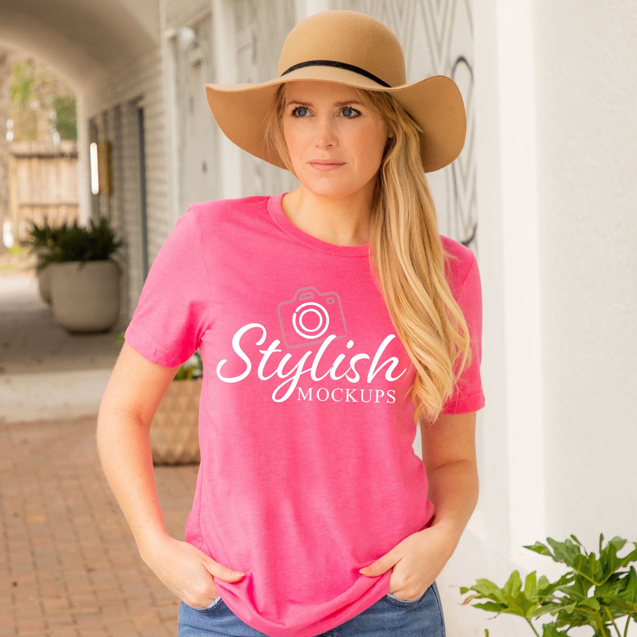 charity pink bella canvas