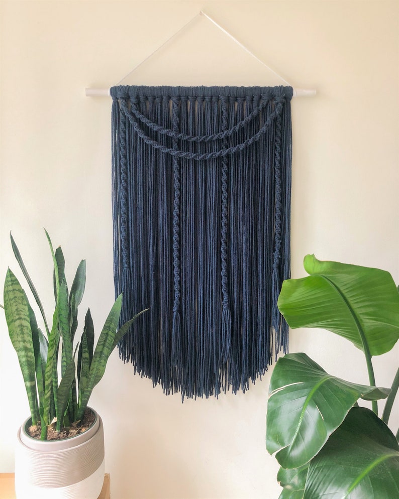 Macrame Wall Hanging Yarn Wall Hanging Ivory Yarn Etsy