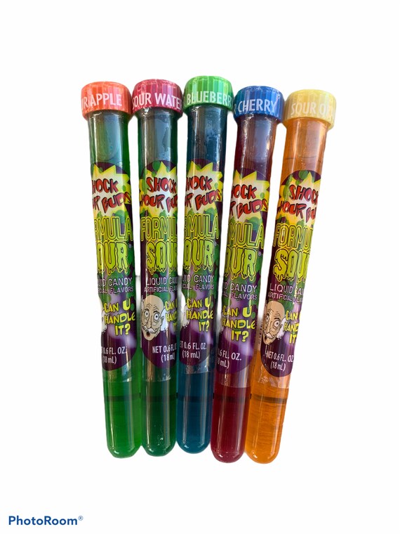 Sour Formula Liquid Candy Spray Candy Sour Tubes Sour Vials Etsy