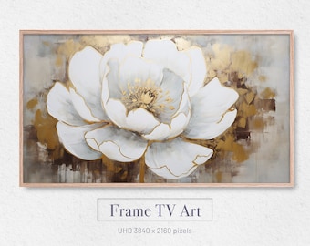 Calming Frame TV Art Set Floral Collection