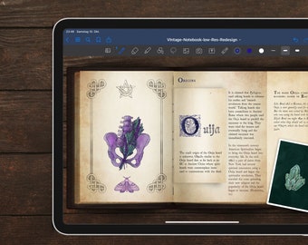 Digital Grimoire, Book of Shadows, Notebook for Goodnotes
