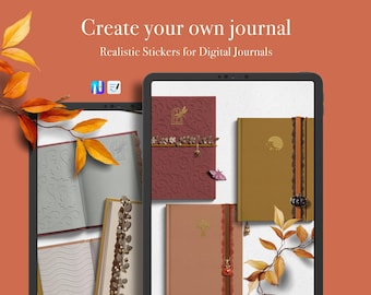 Cozy Autumn - Journal Creator - Realistic PNG Journal